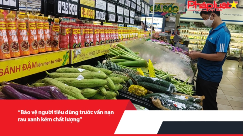 Bảo vệ người tiêu dùng trước vấn nạn rau xanh kém chất lượng