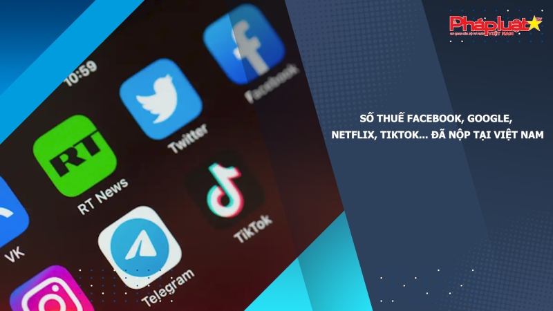 Facebook, Google, Netflix, TikTok... đã nộp thuế khủng tại Việt Nam