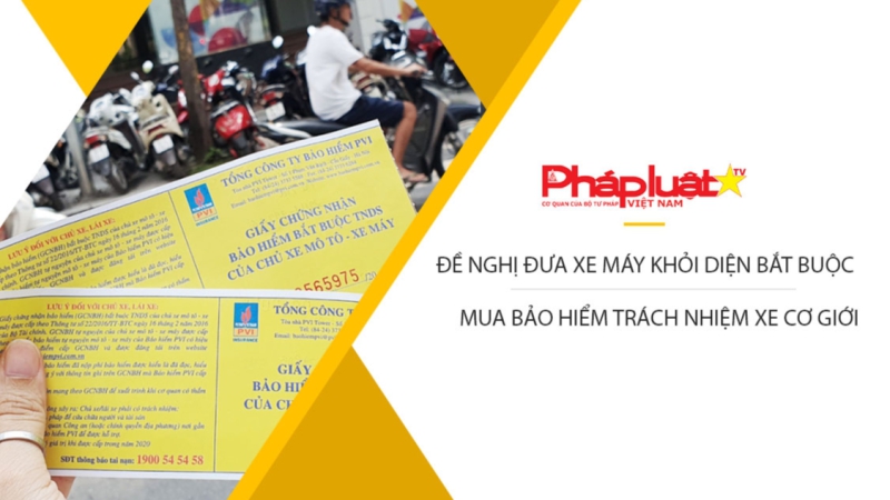 Đề nghị đưa xe máy khỏi diện bắt buộc mua bảo hiểm trách nhiệm xe cơ giới