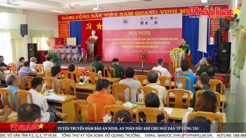 Tuyên truyền đảm bảo an ninh, an toàn dầu khí cho ngư dân TP Vũng Tàu