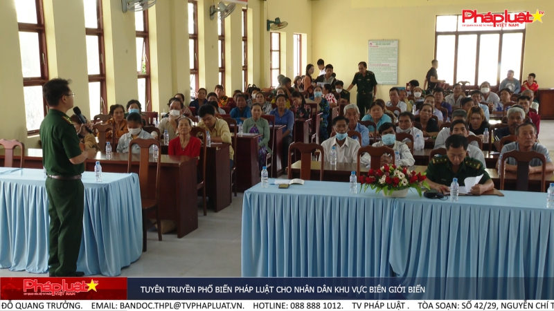 Tuyên truyền phổ biến pháp luật cho nhân dân khu vực biên giới biển