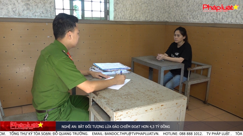 Nghệ An: Bắt đối tượng lừa đảo chiếm đoạt hơn 4,3 tỷ đồng