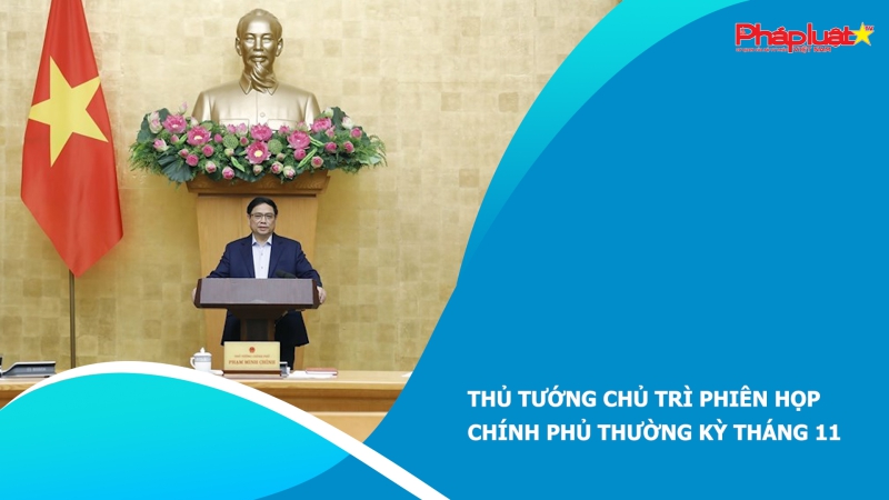 Thủ tướng chủ trì Phiên họp Chính phủ thường kỳ tháng 11