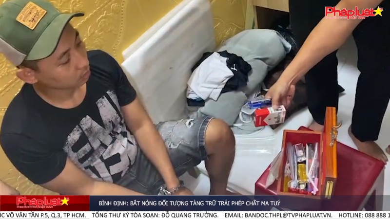 Bình Định: Bắt nóng đối tượng tàng trữ trái phép chất ma tuý