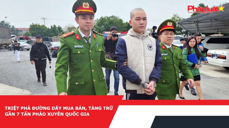Triệt phá đường dây mua bán, tàng trữ gần 7 tấn pháo xuyên quốc gia