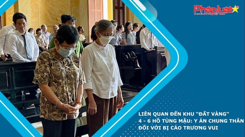 Liên quan đến khu “đất vàng” 4 - 6 Hồ Tùng Mậu: Y án chung thân đối với bị cáo Trương Vui
