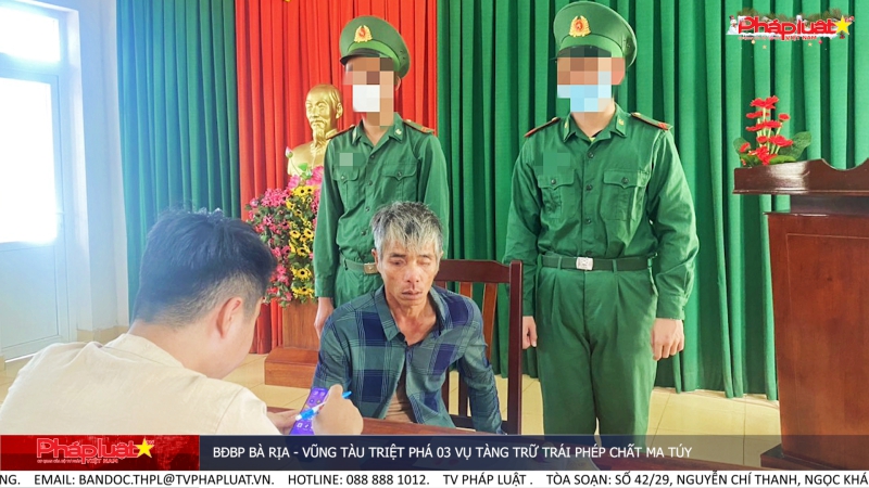 BĐBP Bà Rịa – Vũng Tàu triệt phá 03 vụ tàng trữ trái phép chất ma túy