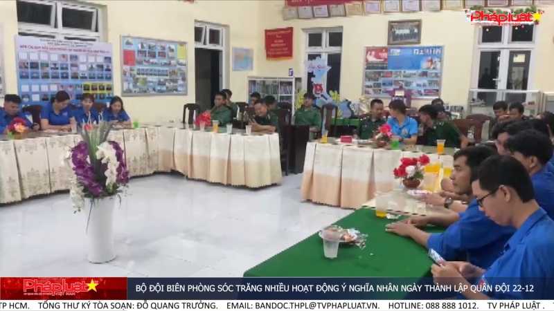 Bộ đội Biên phòng Sóc Trăng nhiều hoạt động ý nghĩa nhân ngày thành lập Quân đội 22-12