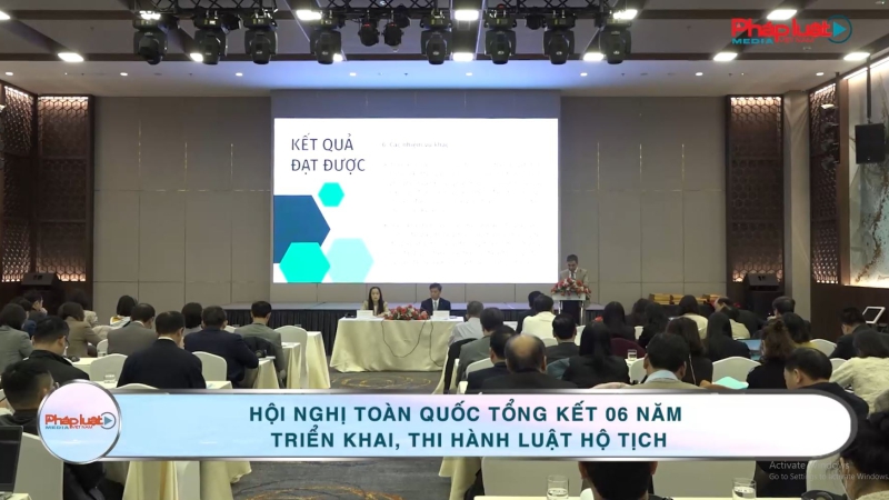 Hội nghị toàn quốc tổng kết 06 năm triển khai, thi hành Luật Hộ tịch