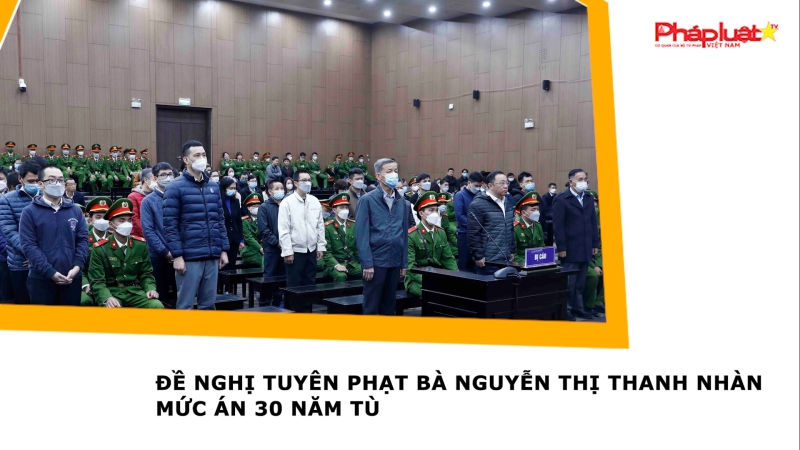 Đề nghị tuyên phạt bà Nguyễn Thị Thanh Nhàn mức án 30 năm tù