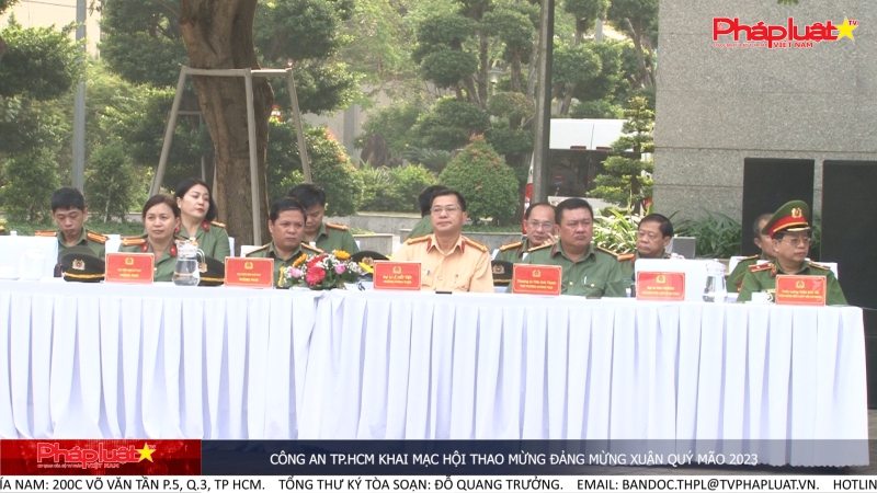 Công an TP.HCM khai mạc Hội thao Mừng Đảng Mừng Xuân Quý Mão 2023