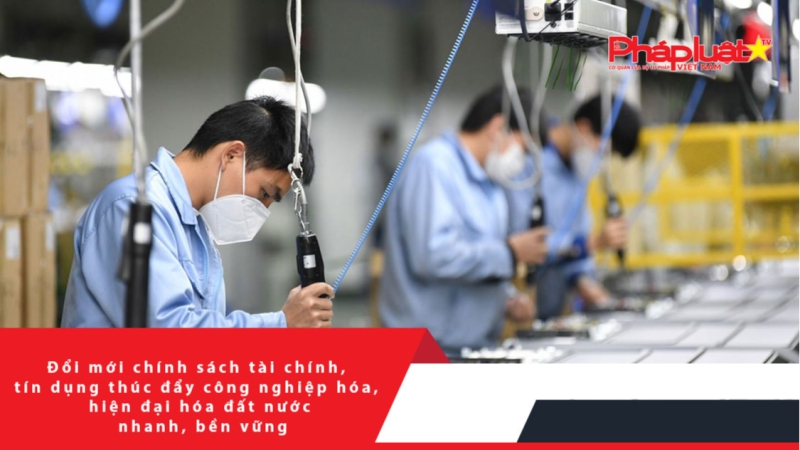 Đổi mới chính sách tài chính, tín dụng thúc đẩy công nghiệp hóa, hiện đại hóa đất nước nhanh, bền vững