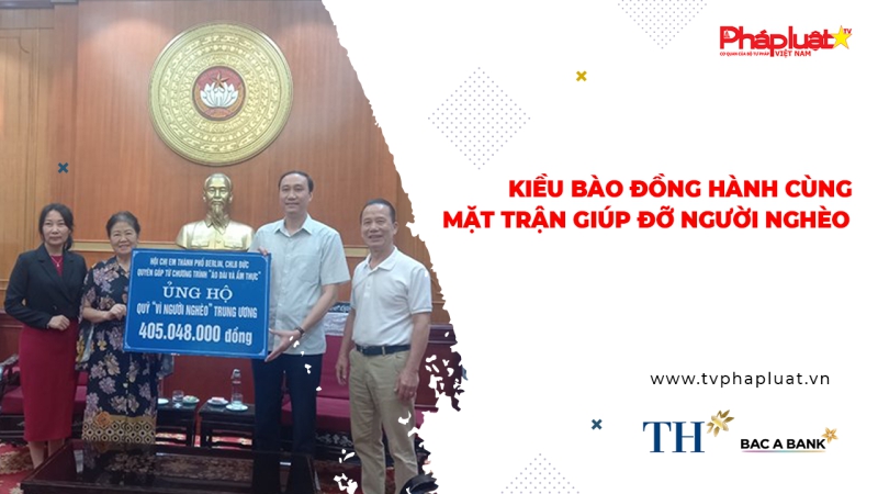 Kiều bào đồng hành cùng Mặt trận giúp đỡ người nghèo