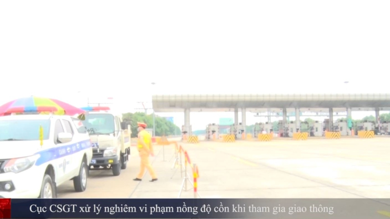 Cục CSGT xử lý nghiêm vi phạm nồng độ cồn khi tham gia giao thông