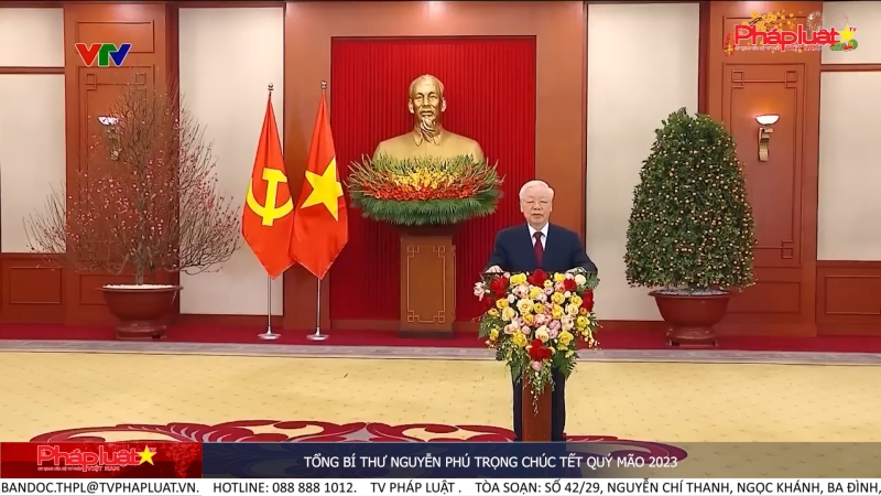 Tổng Bí thư Nguyễn Phú Trọng chúc Tết Quý Mão 2023