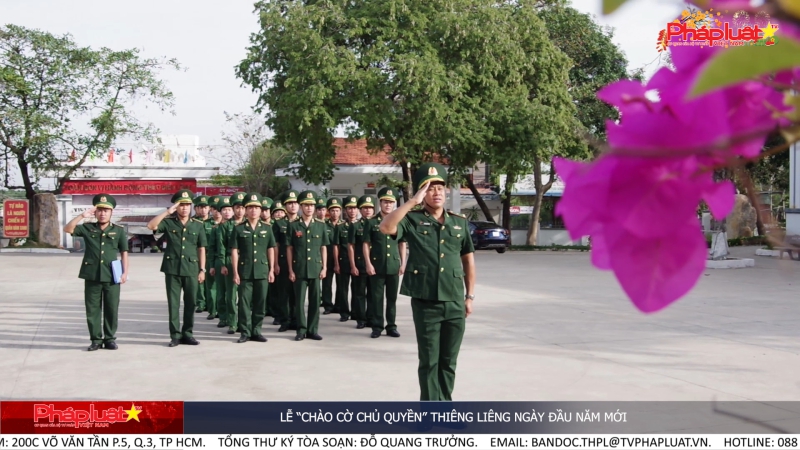 Lễ “Chào cờ chủ quyền” thiêng liêng ngày đầu năm mới