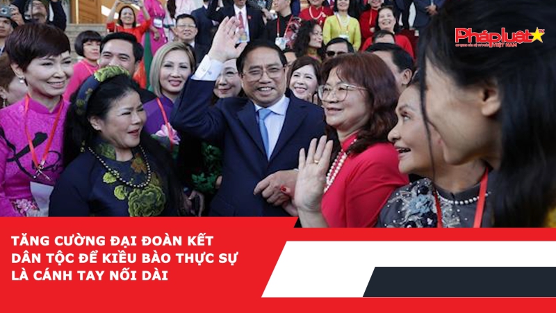 Tăng cường đại đoàn kết dân tộc để kiều bào thực sự là cánh tay nối dài