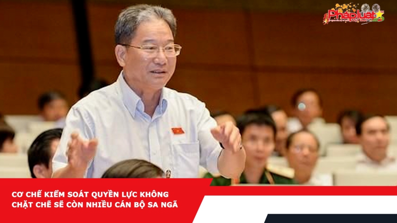 Cơ chế kiểm soát quyền lực không chặt chẽ sẽ còn nhiều cán bộ sa ngã