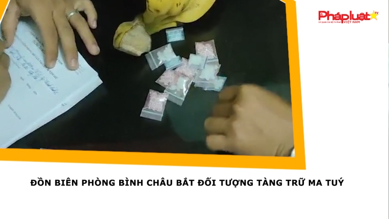 Đồn Biên phòng Bình Châu bắt đối tượng tàng trữ ma tuý