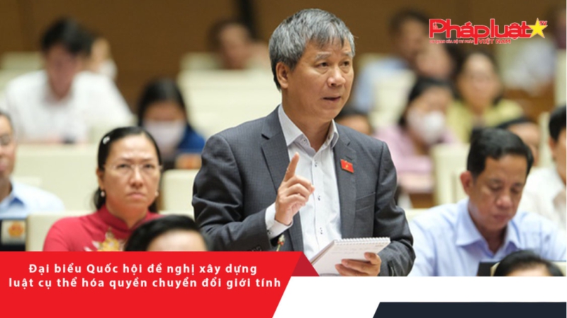 Đại biểu Quốc hội đề nghị xây dựng luật cụ thể hóa quyền chuyển đổi giới tính
