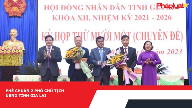 Phê chuẩn 2 Phó Chủ tịch UBND tỉnh Gia Lai