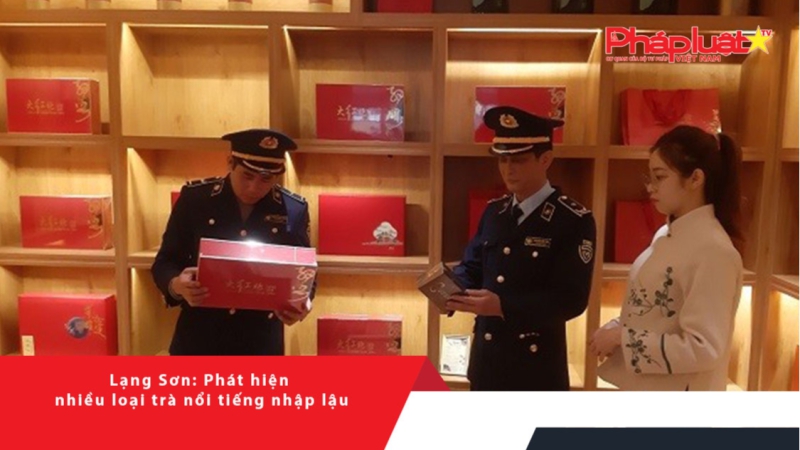 Lạng Sơn: Phát hiện nhiều loại trà nổi tiếng nhập lậu