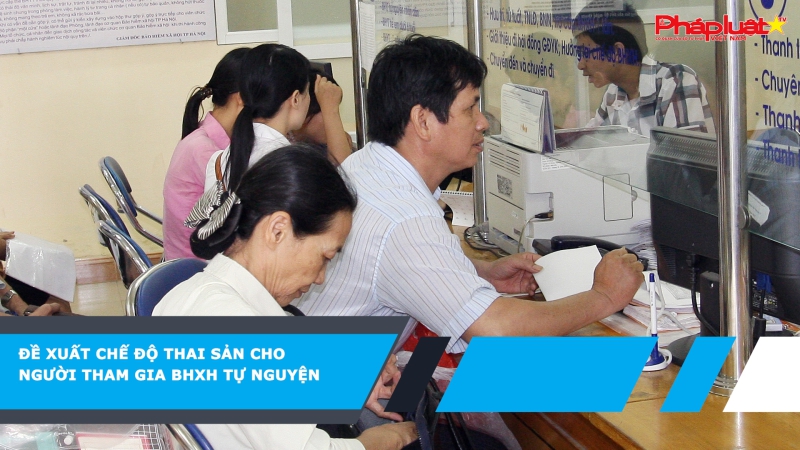 Đề xuất chế độ thai sản cho người tham gia BHXH tự nguyện