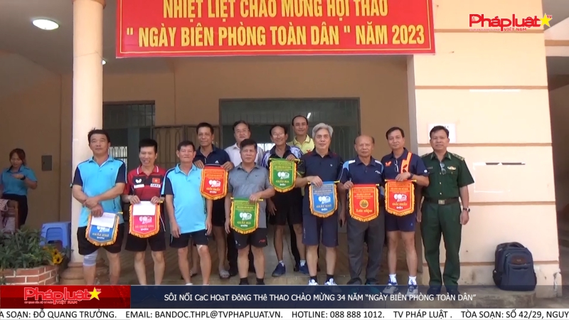 Sôi nổi các hoạt động thể thao chào mừng 34 năm “Ngày Biên phòng toàn dân”