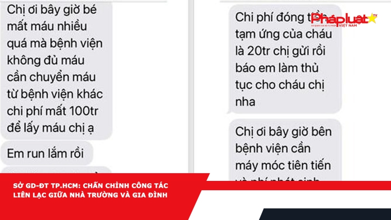 Sở GD-ĐT TP.HCM: Chấn chỉnh công tác liên lạc giữa nhà trường và gia đình