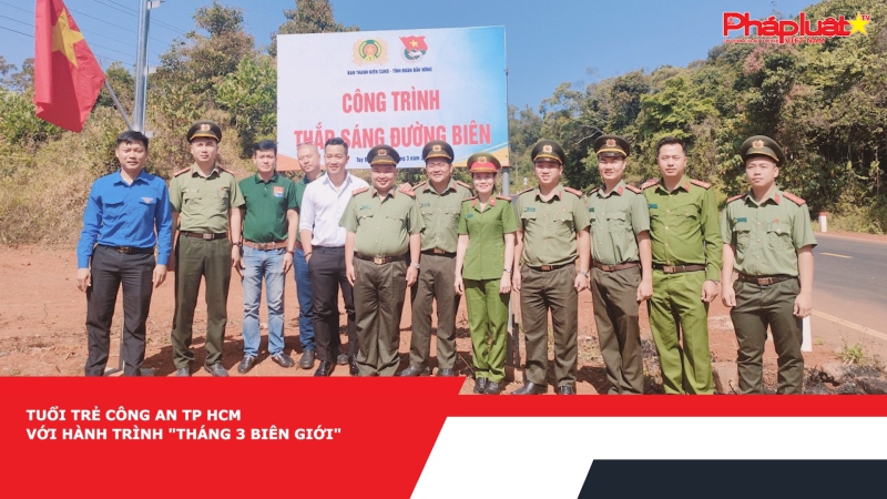 Tuổi trẻ công an TP HCM với hành trình 