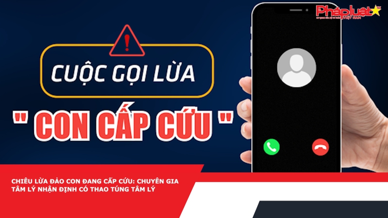 Chiêu lừa đảo con đang cấp cứu: Chuyên gia tâm lý nhận định có thao túng tâm lý