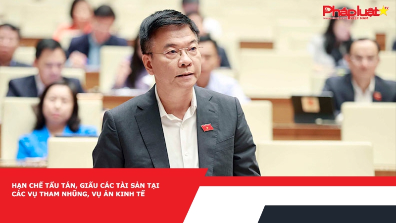 Hạn chế tẩu tán, giấu các tài sản tại các vụ tham nhũng, vụ án kinh tế