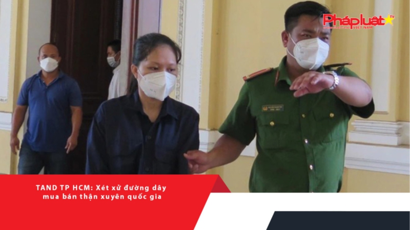 TAND TP HCM: Xét xử đường dây mua bán thận xuyên quốc gia