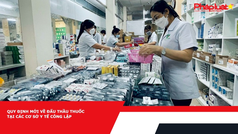 Quy định mới về đấu thầu thuốc tại các cơ sở y tế công lập
