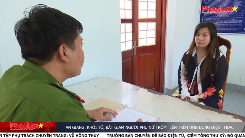 An Giang: Khởi tố, bắt giam người phụ nữ trộm tiền trên ứng dụng điện thoại