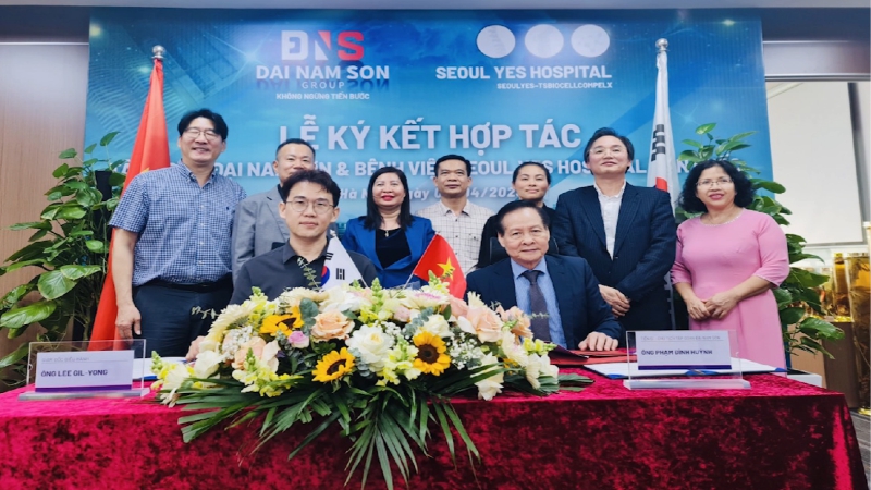 Đại Nam Sơn Group hợp tác cùng phát triển với bệnh viện Seoul Yes Hàn Quốc
