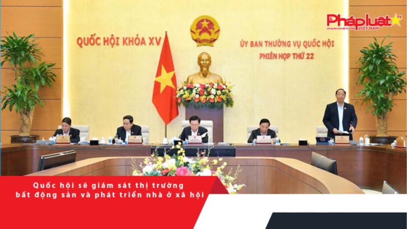 Quốc hội sẽ giám sát thị trường bất động sản và phát triển nhà ở xã hội