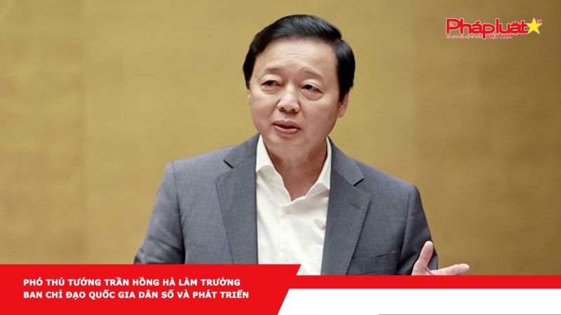 Phó Thủ tướng Trần Hồng Hà làm Trưởng Ban Chỉ đạo Quốc gia Dân số và Phát triển