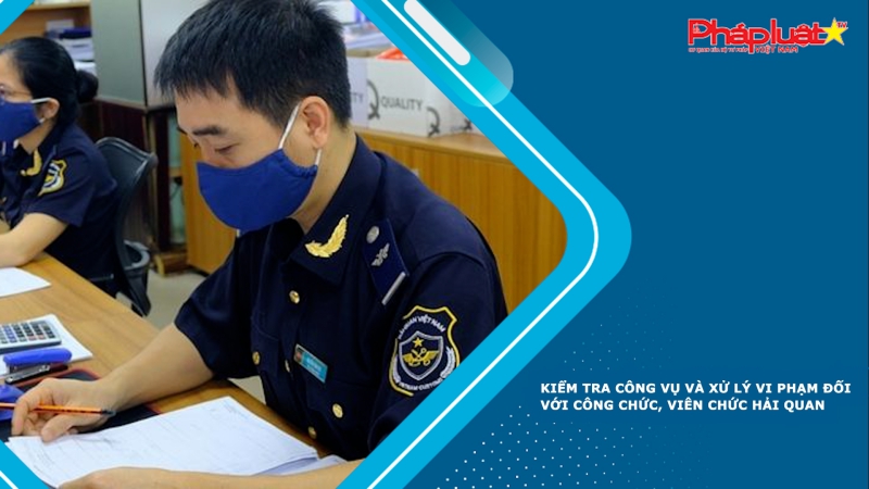 Có quy chế cụ thể về kiểm tra công vụ và xử lý vi phạm đối với công chức, viên chức hải quan