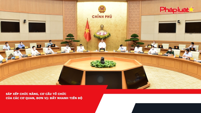 Sắp xếp chức năng, cơ cấu tổ chức của các cơ quan, đơn vị: Đẩy nhanh tiến độ