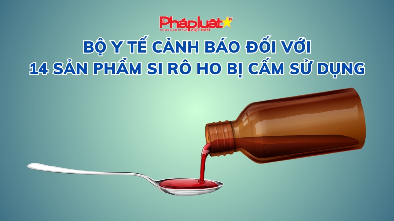 Bộ Y tế cảnh báo đối với 14 sản phẩm si rô ho bị cấm sử dụng