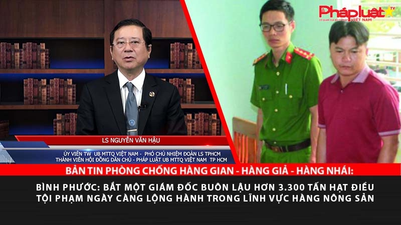 BẢN TIN PHÒNG CHỐNG HÀNG GIAN - HÀNG GIẢ - HÀNG NHÁI: Từ vụ bắt một giám đốc buôn lậu hơn 3.300 tấn hạt điều, tội phạm ngày càng lộng hành trong lĩnh vực hàng nông sản