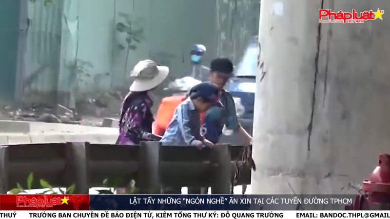 Lật tẩy những “ngón nghề” ăn xin tại các tuyến đường TPHCM