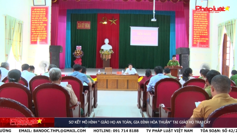 Sơ kết mô hình “ Giáo họ an toàn, gia đình hòa thuận” tại Giáo họ Trại Cày