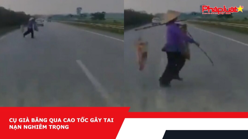 Cẩn trọng khi băng qua cao tốc