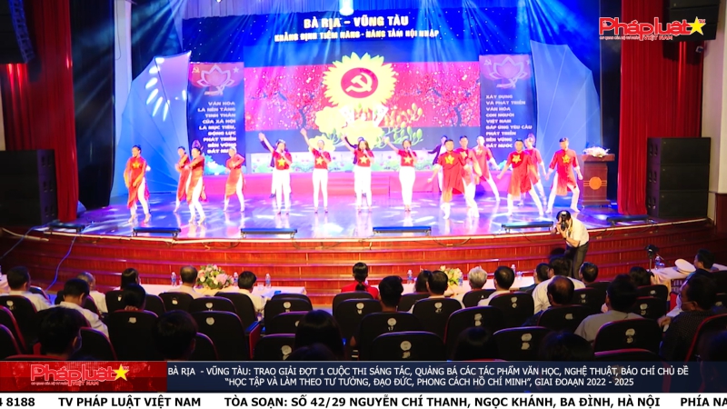 Bà Rịa – Vũng Tàu: Trao giải đợt 1 cuộc thi sáng tác, quảng bá các tác phẩm văn học, nghệ thuật, báo chí chủ đề “Học tập và làm theo tư tưởng, đạo đức, phong cách Hồ Chí Minh”, giai đoạn 2022 - 2025