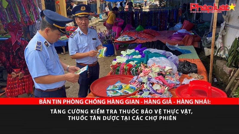 BẢN TIN PHÒNG CHỐNG HÀNG GIAN - HÀNG GIẢ - HÀNG NHÁI: Hà Giang: Tăng cường kiểm tra thuốc bảo vệ thực vật, thuốc tân dược tại các Chợ phiên