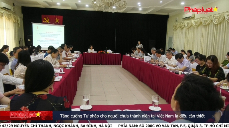 Tăng cường Tư pháp cho người chưa thành niên tại Việt Nam là điều cần thiết