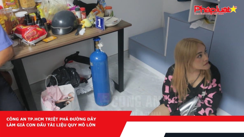 Công an TP.HCM triệt phá đường dây làm giả con dấu tài liệu quy mô lớn