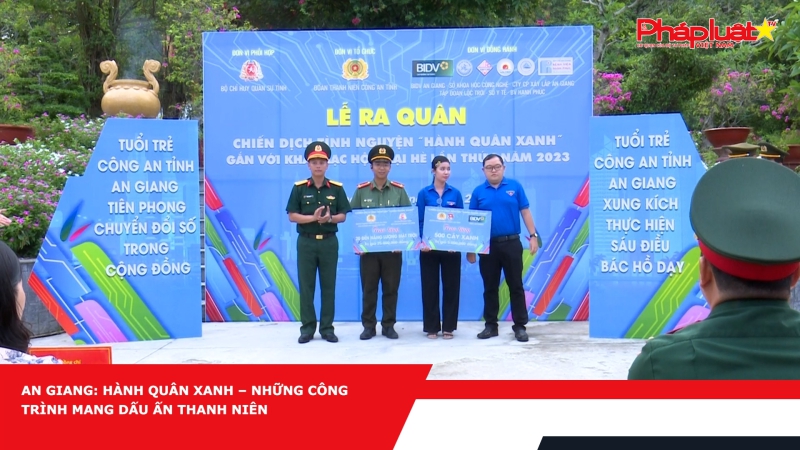 An Giang: Hành quân xanh – những công trình mang dấu ấn thanh niên